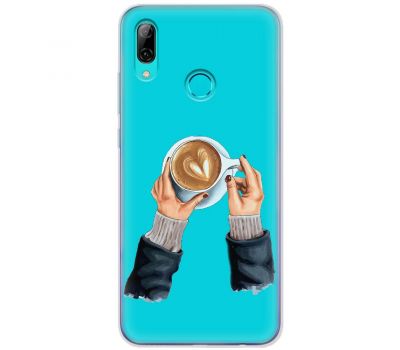 Чохол для Huawei P Smart 2019 Mixcase кава з серцем
