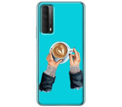 Чохол для Huawei P Smart 2021 / Y7A Mixcase кава з серцем