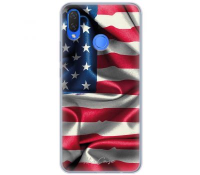 Чохол для Huawei P Smart Plus Mixcase прапор Америки дизайн 3