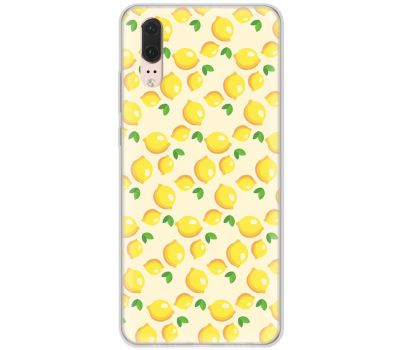 Чохол для Huawei P20 Mixcase лимони дизайн 3