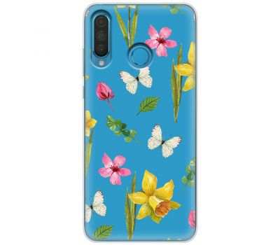 Чохол для Huawei P30 Lite Mixcase весняні квіти 2