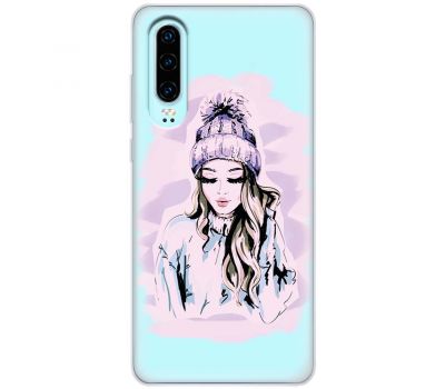 Чохол для Huawei P30 Mixcase дівчина дизайн 6