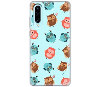 Чохол для Huawei P30 Mixcase сови