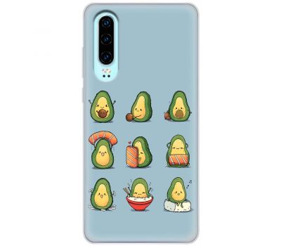 Чохол для Huawei P30 Mixcase авокадо дизайн 8