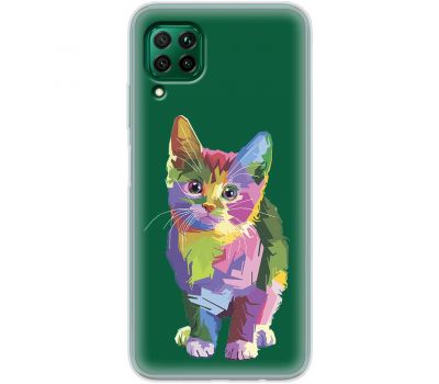 Чохол для Huawei P40 Lite Mixcase кольоровий котик