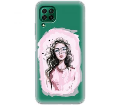 Чохол для Huawei P40 Lite Mixcase дівчина дизайн 4