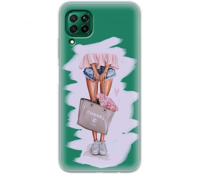 Чохол для Huawei P40 Lite Mixcase дівчина дизайн 7