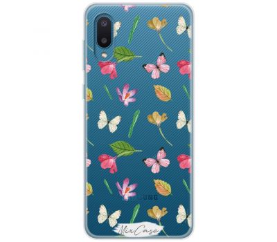 Чохол для Samsung Galaxy A02 (A022) Mixcase весняні квіти