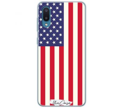 Чохол для Samsung Galaxy A02 (A022) Mixcase прапор Америки 1