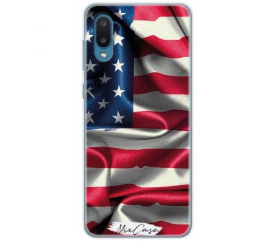 Чохол для Samsung Galaxy A02 (A022) Mixcase прапор Америки 3