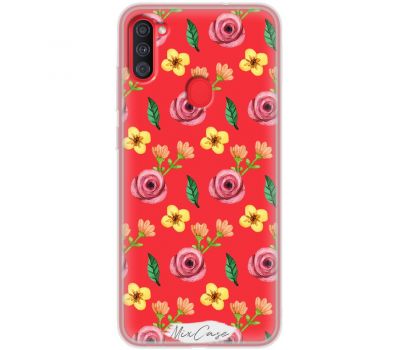 Чохол для Samsung Galaxy A11/M11 Mixcase весняні квіти 6