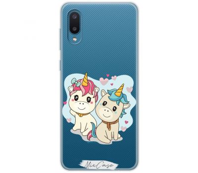 Чохол для Samsung Galaxy A02 (A022) Mixcase одноріжки