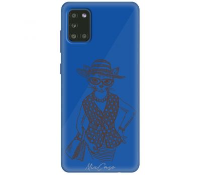 Чохол для Samsung Galaxy A31 (A315) Mixcase сувора кішка