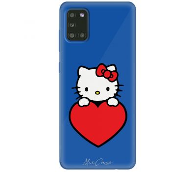 Чохол для Samsung Galaxy A31 (A315) Mixcase кішечка з серцем