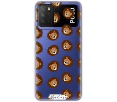 Чохол для Xiaomi Poco M3 Mixcase тварини дизайн 5