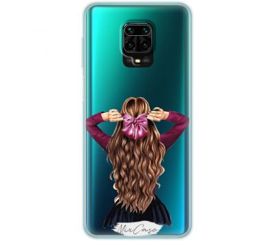 Чохол для Xiaomi Redmi Note 9S/9 Pro Mixcase дівчина з бантом