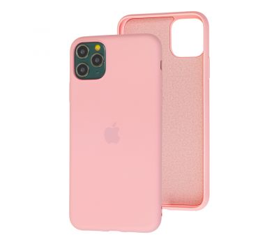 Чохол для iPhone 11 Pro Max Silicone cover 360 світло-рожевий