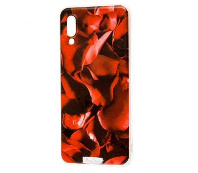 Чохол для Samsung Galaxy A02 (A022) пелюстки троянд червоний