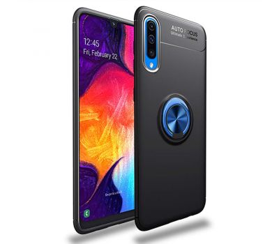 Чохол для Samsung Galaxy A10 (A105) Deen під магнітний тримач чорний/синій