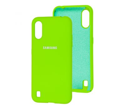 Чохол для Samsung Galaxy A01 (A015) Silicone Full зелений