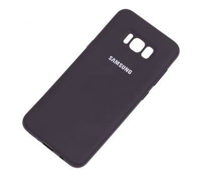 Чохол Samsung Galaxy S8+ (G955) Silicone cover чорний 2474772