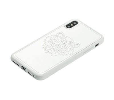 Чохол для iPhone Xs Max Kenzo leather білий 2474348