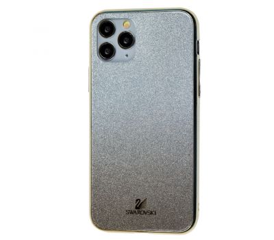 Чохол для iPhone 11 Pro Sw glass сріблясто-чорний 2475940
