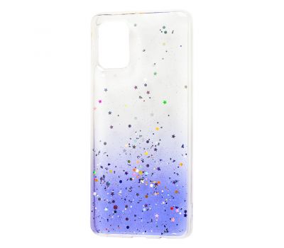 Чохол для Samsung Galaxy A71 (A715) Wave confetti white/purple