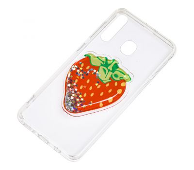 Чохол для Samsung Galaxy A20/A30 рідкі фрукти 3D "полуниця" 2483729