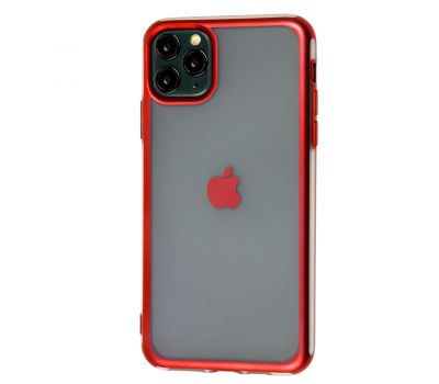 Чохол для iPhone 11 Pro Max Metal Effect червоний