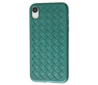 Чохол для iPhone Xr Weaving case зелений
