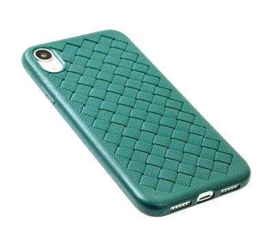 Чохол для iPhone Xr Weaving case зелений 2485395