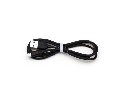 Кабель USB Hoco X6 Khaki microUSB 1m черный 2486915