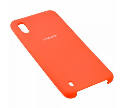 Чохол для Samsung Galaxy A10 (A105) Silky Soft Touch "яскраво-рожевий" 2487537