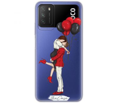 Чохол для Xiaomi Poco M3 Mixcase love you дизайн 14