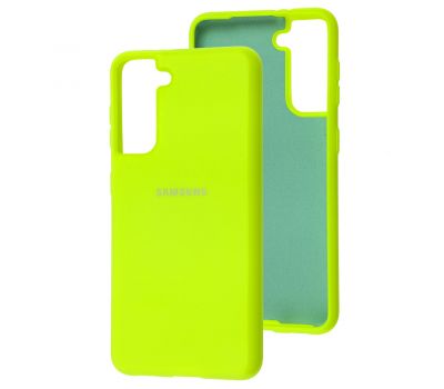 Чохол для Samsung Galaxy S21 (G991) Silicone Full shine green