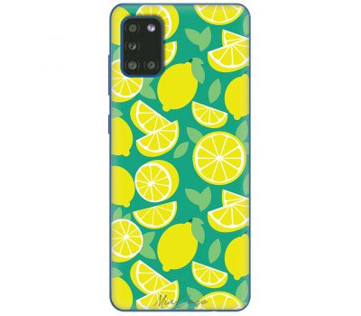 Чохол для Samsung Galaxy A31 (A315) Mixcase лимон