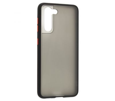 Чохол для Samsung Galaxy S21 (G991) LikGus Maxshield чорний / червоний