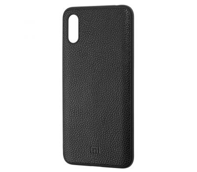 Чохол для Xiaomi Redmi 9A Leather cover чорний