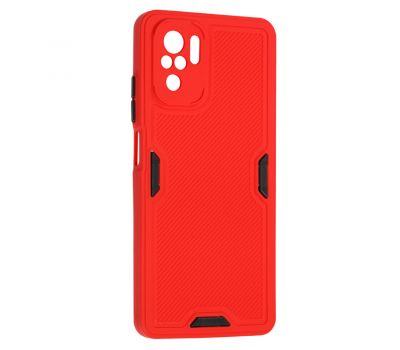 Чохол для Xiaomi Redmi Note 10 / 10s Ribbed camera червоний