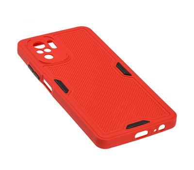 Чохол для Xiaomi Redmi Note 10 / 10s Ribbed camera червоний 2492625