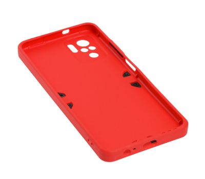 Чохол для Xiaomi Redmi Note 10 / 10s Ribbed camera червоний 2492626
