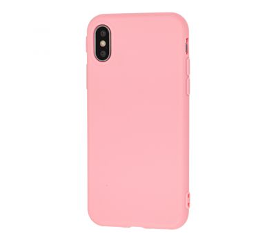 Чохол для iPhone X / Xs Matte рожевий