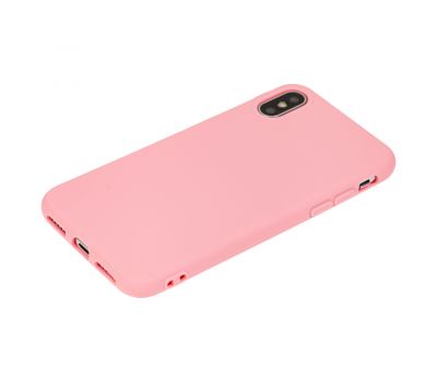 Чохол для iPhone X / Xs Matte рожевий 2492074
