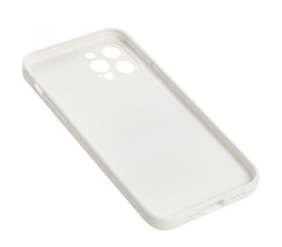 Чохол для iPhone 12 Pro glass LV білий 2494952