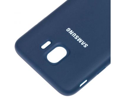 Чохол для Samsung Galaxy J4 2018 (J400) Silicone cover синій 2495776