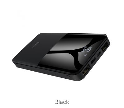 Зовнішній акумулятор PowerBank Hoco J42 10000 mAh black