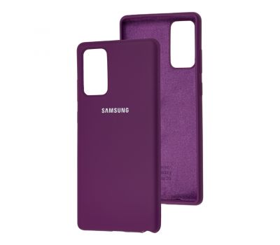 Чохол для Samsung Galaxy Note 20 (N980) Silicone Full фіолетовий / grape