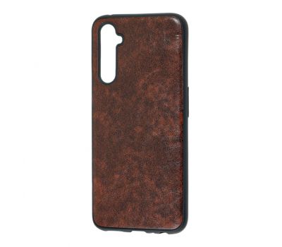 Чохол для Realme 6 Pro Lava case темно-коричневий
