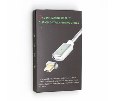 Кабель USB Магнитный Clip-ON Micro стальной